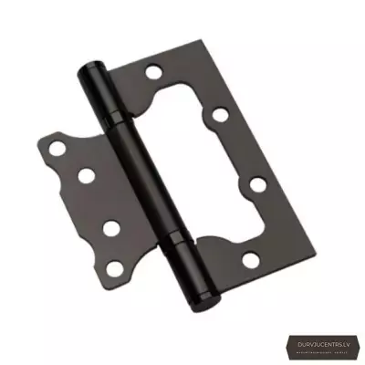 Nefrēzētas durvju eņģes 75 mm melns