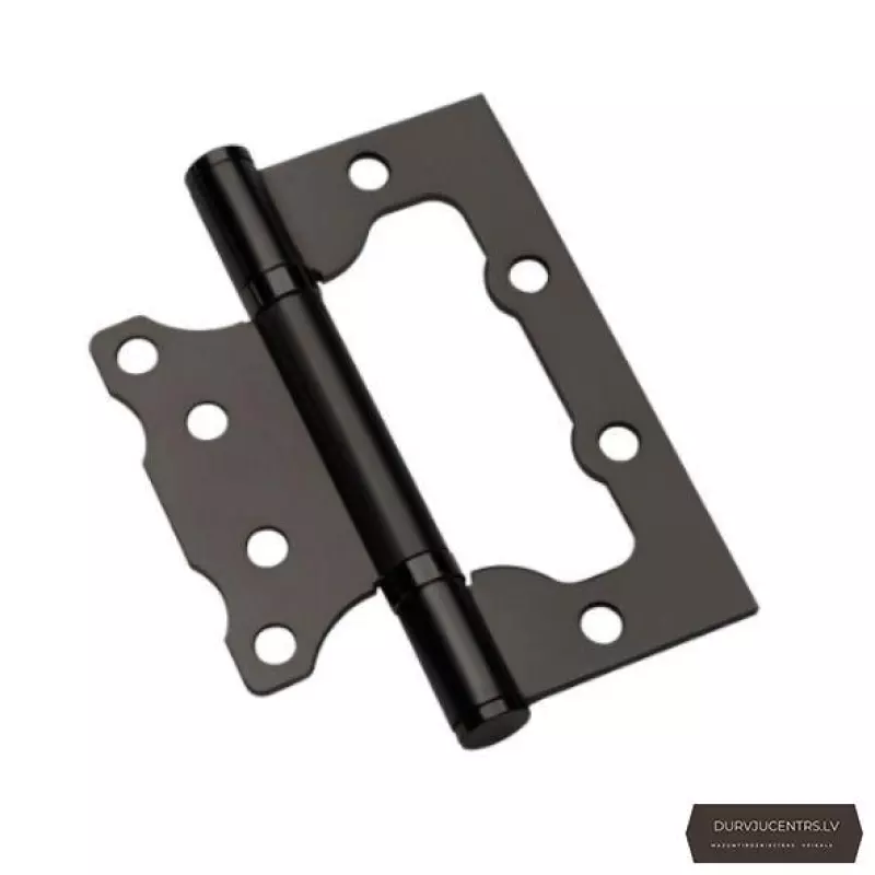 Nefrēzētas durvju eņģes 63 mm melns