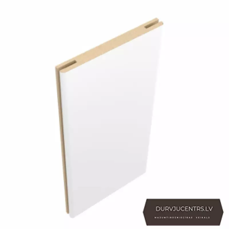Durvju portāls MDF Balts Teleskopiskais PVC Deluxe