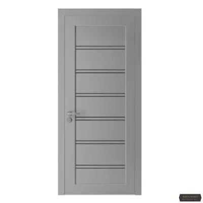 Durvis Dominica BLK Šellgrey PP Premium