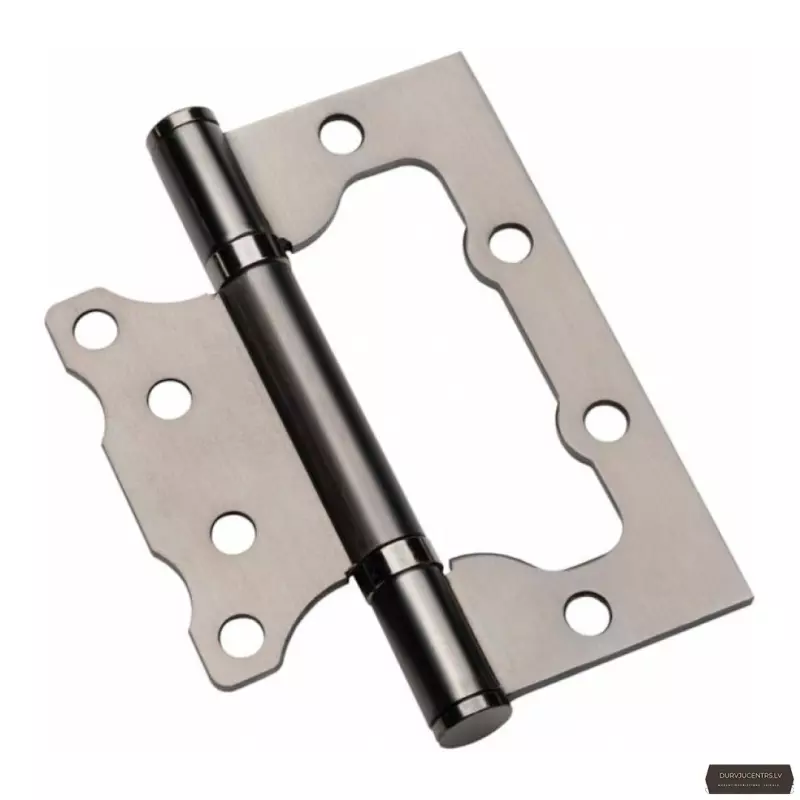 Nefrēzētas durvju eņģes 75 mm grafīts