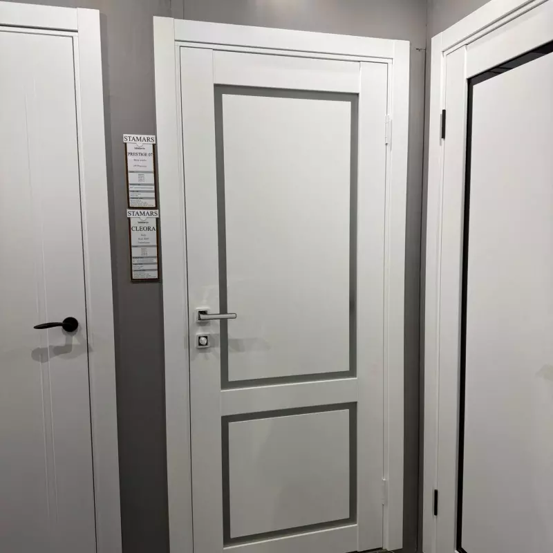 Durvis PRESTIGE 07 Balts matēts PP Premium