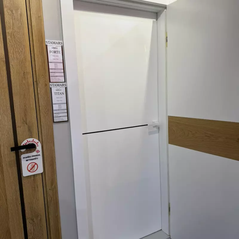 Durvis MEGA 03 Balts matēts PP Premium