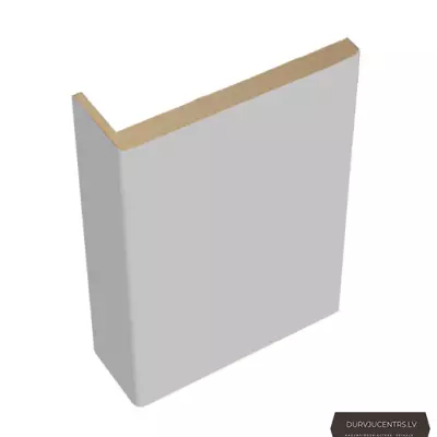 Durvju apmales daļa MDF Gaiši pelēka emalja RAL 7047 teleskopiskā