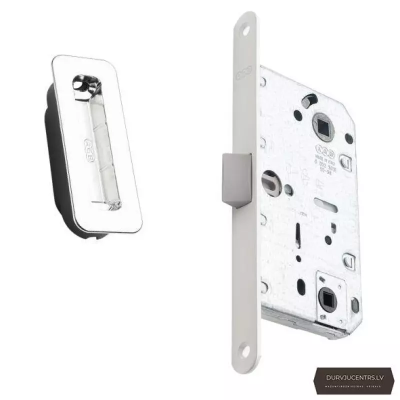 Slēdzene AGB F18 EVO WC ar pretplāksni balts