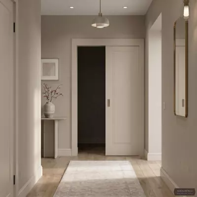 Bīdāmās iekšdurvis Aurora Latte Soft PVC Deluxe