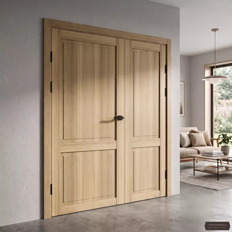 Divviru durvis Golda Zelts ozols PVC Deluxe