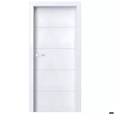 Durvis City line (NEO CLASSIC) Balta emalja