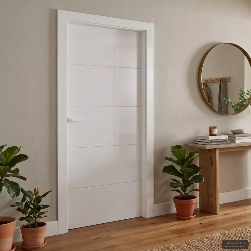 Durvis City line (NEO CLASSIC) Balta emalja