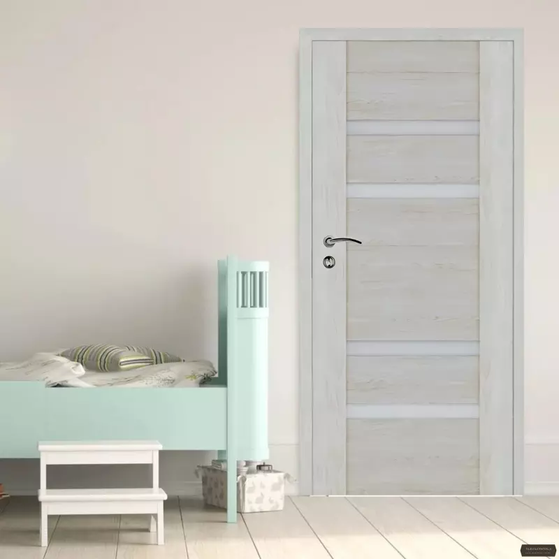 Durvis Amaja 02 (PE-02) Sudraba ozols EKOfinierējums