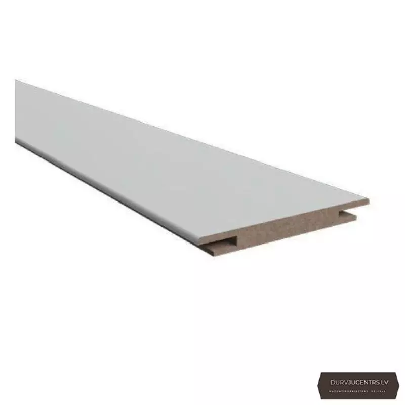 Durvju portālu komplekts MDF Gaiši pelēks Teleskopiskais PP Premium