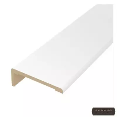 Durvju apmales daļa MDF Balts matēts teleskopiskā Balta emalja SNW