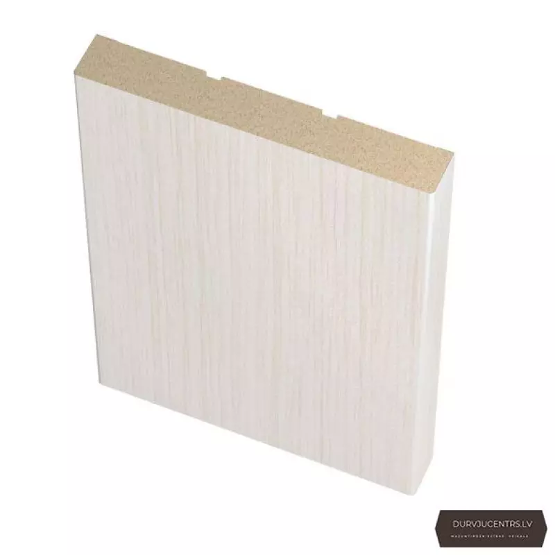 Durvju apmaļu komplekts MDF Bianco plakanā  PVC