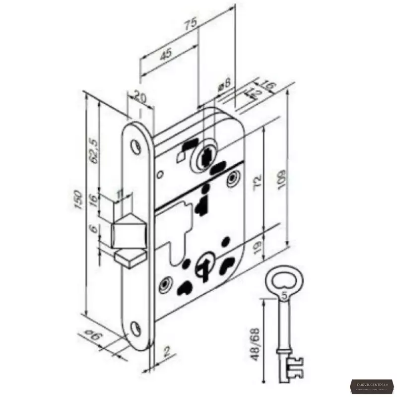 Slēdzenes 2014, balts